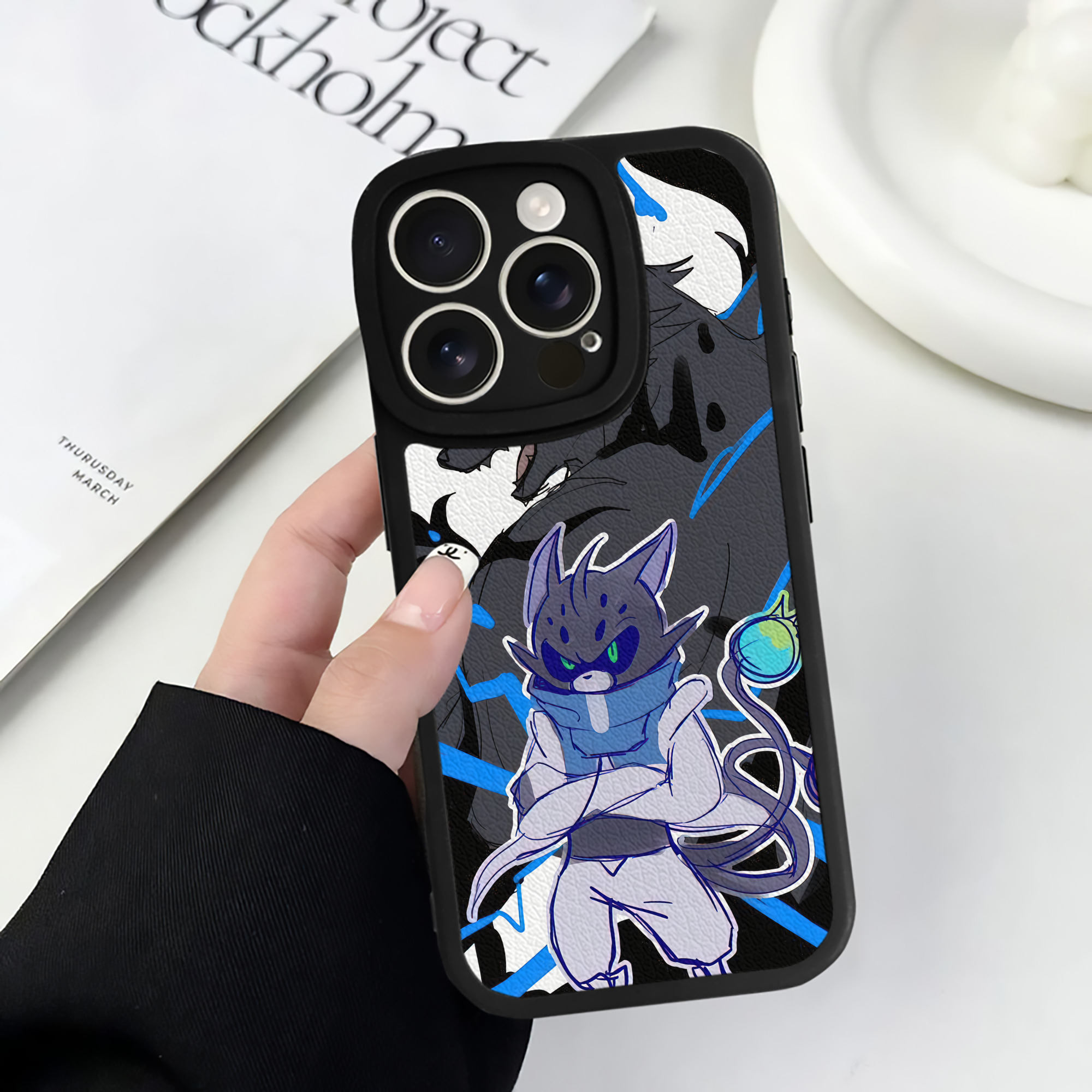 （画像用） 妖怪ウォッチ Yo-kai Watch 【iPhone 16シリーズ対応】シリコンスマホケース（レザー調） 材質：シリコン